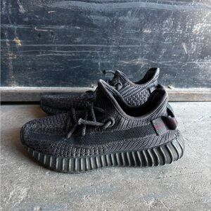 Yeezy Charcoal Knit Sneakers